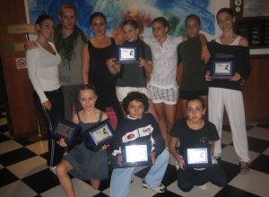 I dieci allievi dell'Accademia Danza Aosta