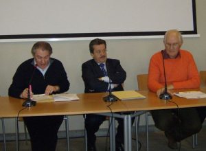 Da sx Giuseppe D'Alessandro, Guido Grimod e Luigino Vallet