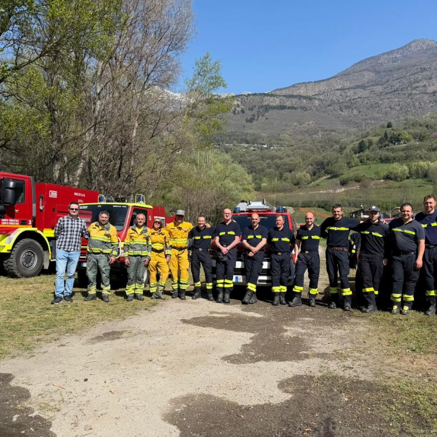 Esercitazione Vigili volontari Quart