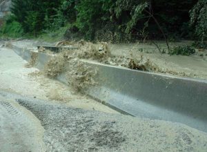L'esondazione a Chamonix