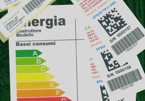 Stampa etichette a colori