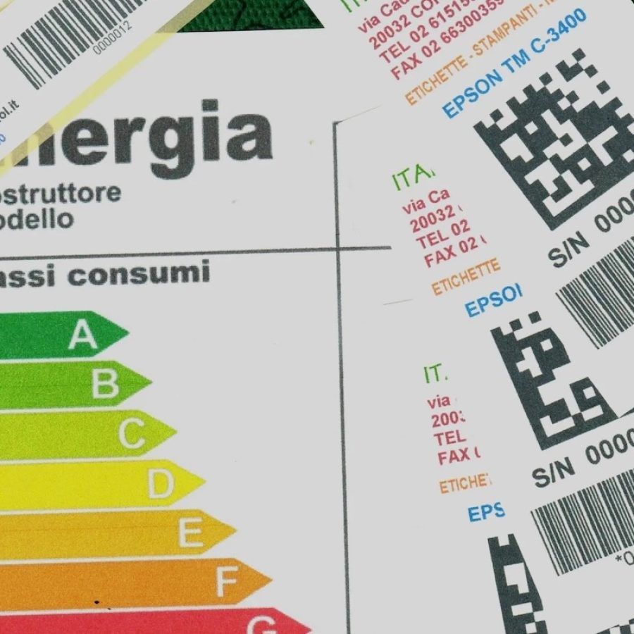 Stampa etichette a colori