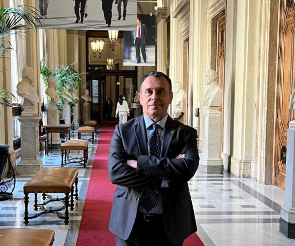 Il deputato Franco Manes a Montecitorio