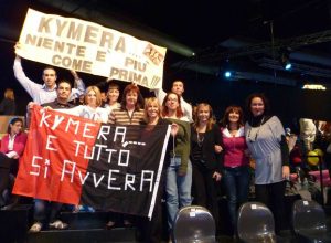 I fans dei Kymera in studio a Milano