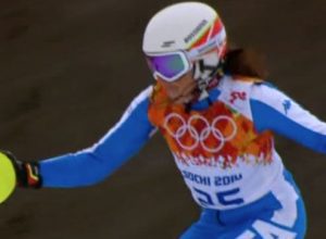 Federica Brignone nella Supercombinata