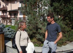 Federica Cortese e Marco Vigliasindi della Fondazione Montagna Sicura