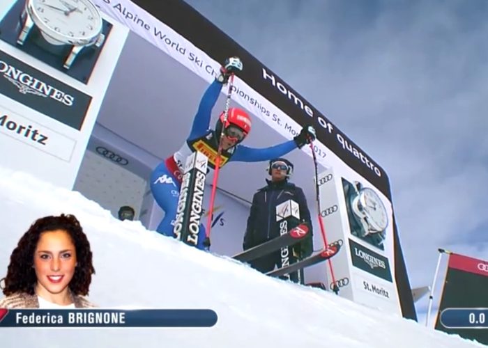 Federica Brignone a St. Moritz