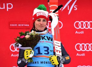 Federica Brignone a Crans Montana - Foto Pier Marco Taccai/Pentaphoto-Mateimage