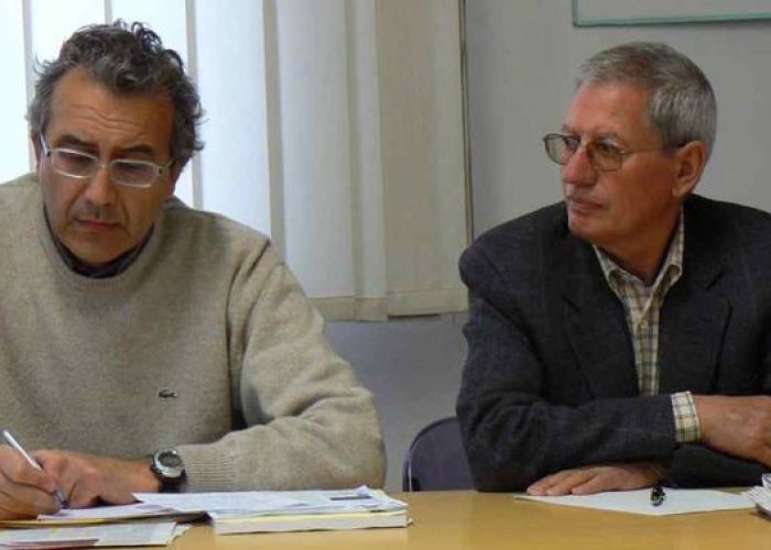 I consiglieri regionali Piero Ferraris (sx) e Giulio Fiou (dx)