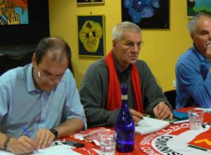 Da sx: Paolo Ferrero, Francesco Lucat, San