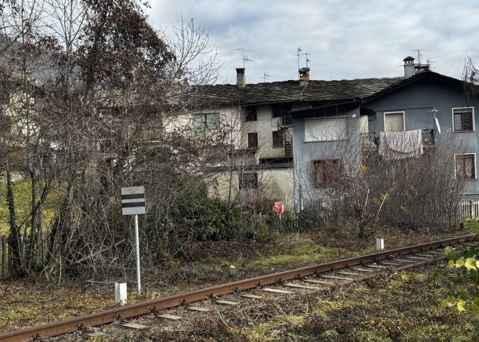 ferrovia aosta pré saint didier binari villeneuve