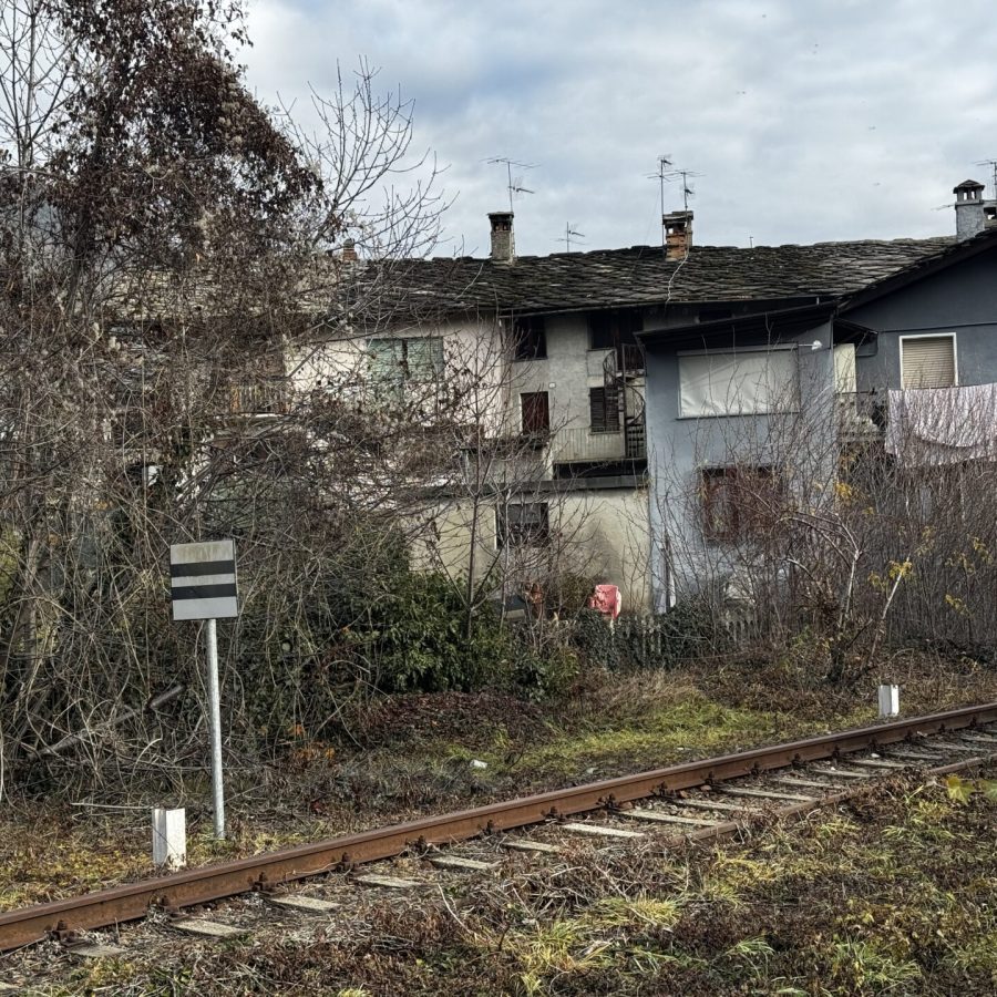ferrovia aosta pré saint didier binari villeneuve