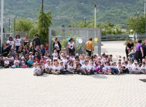 I bambini della scuola dell'infanzia di Saint-Pierre