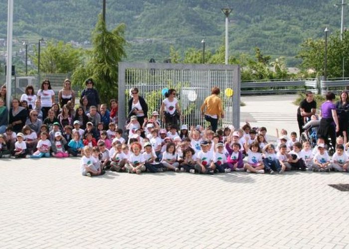 I bambini della scuola dell'infanzia di Saint-Pierre