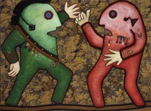 "Due generali" di Enrico Baj