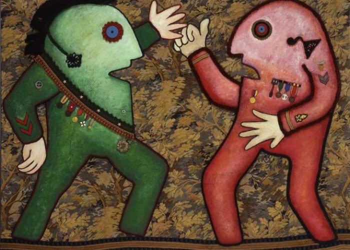 "Due generali" di Enrico Baj