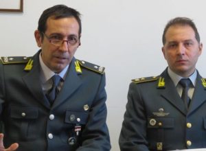 Da sinistra il generale Ferrone e il maggiore Zechender