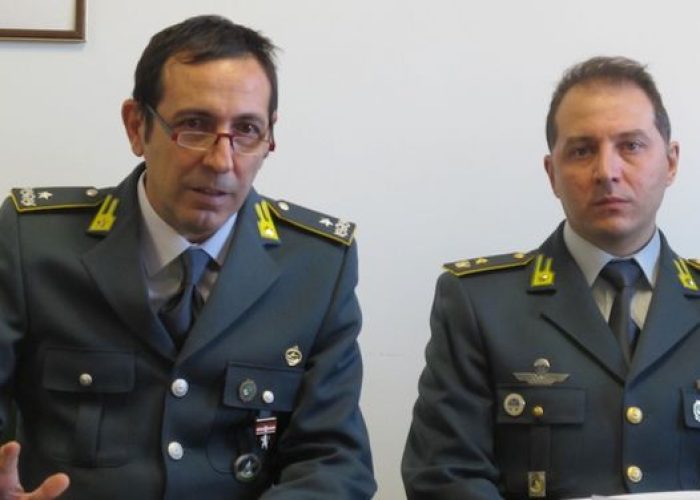 Da sinistra il generale Ferrone e il maggiore Zechender