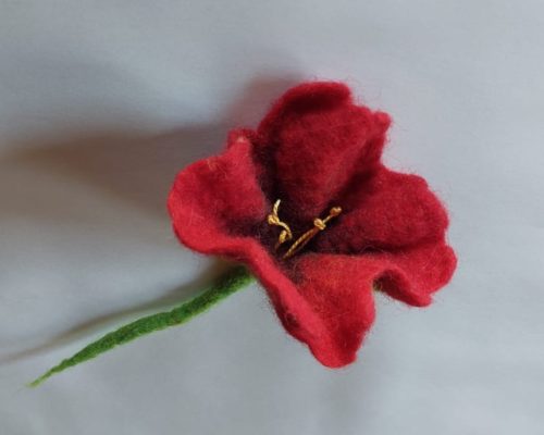 fiore in feltro