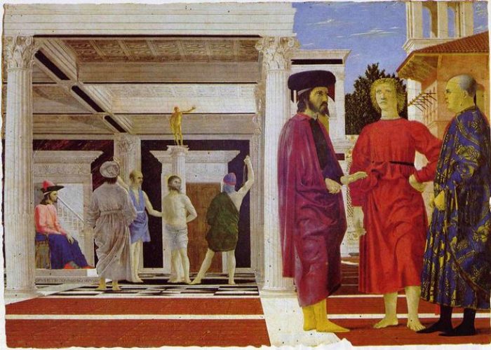 "La flagellazione" Piero della Francesca