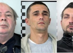 Da sinistra Valter Fonsato, Roberto Fonsato e Antonio D'Agostino