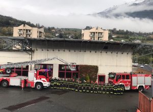 Minuto silenzio Caserma Mortara per colleghi Alessandria