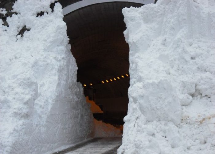 Maxi nevicata a Gaby