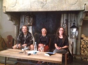 Da sinistra Renato Jorioz, Francesca Canepa, Alessia Allievi