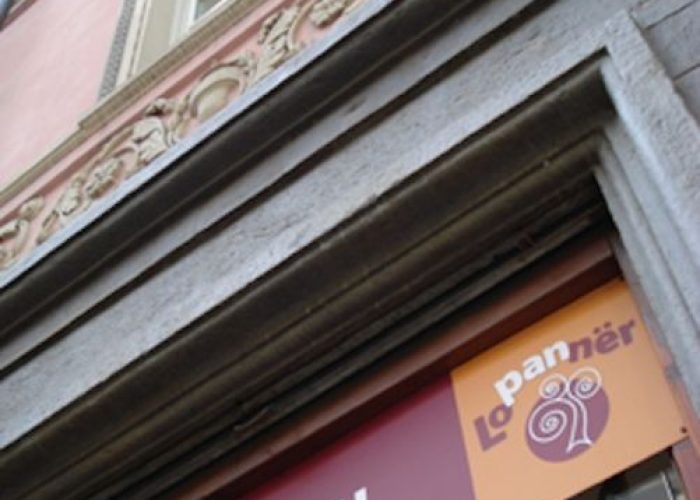 La sede de Lo Pan Nër in via De Tillier