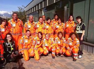 I nuovi volontari del soccorso