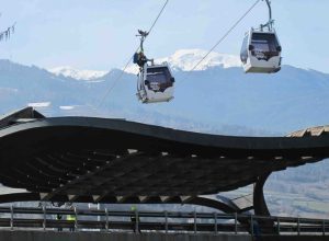 I momenti finali dell'evacuazione