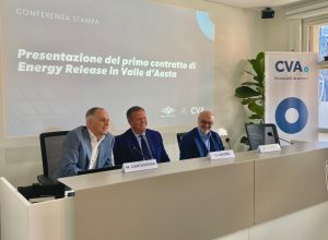 Cva e Cogne - Da sx Cantamessa, Argirò e Burelli