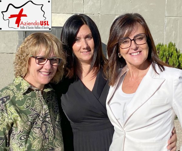 Le e responsabili dello Sportello itinerante Usl Cristina Grimod, Monica Vicentini e Antonella Delfino