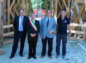 Un momento della visita