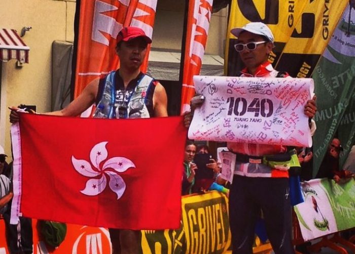 L'arrivo degli atleti cinesi a Courmayeur al #Tor13
