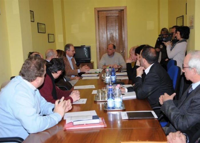La firma degli accordi di oggi