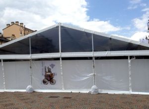 Padiglione in piazza Chanoux