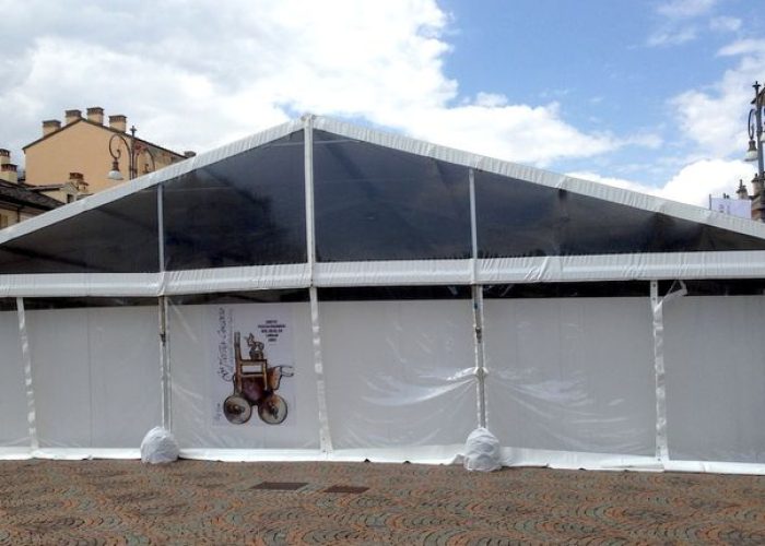 Padiglione in piazza Chanoux