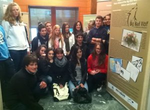 Gli studenti di Courmayeur che hanno partecipato al progetto