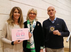Nella foto Giorgio Galli (direttore della Comunicazione) e Paola Bocco (Ufficio stampa), entrambi referenti aziendali del progetto Bollini Rosa.