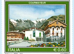 Francobollo Courmayeur