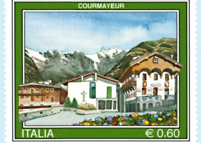 Francobollo Courmayeur