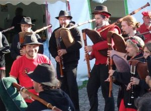 La Société fraternelle des cornamuses en action