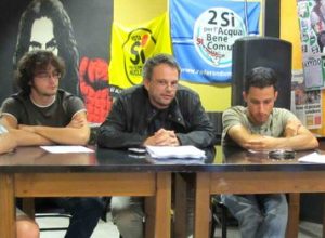Alcuni dei firmatari dell'appello per il "no" all'accordo del 28 giugno