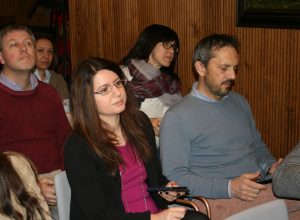 Sara Timpano, affianco all'assessore regionale Jean-Pierre Guichardaz