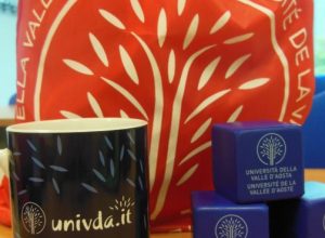 I gadget dell'ateneo valdostano