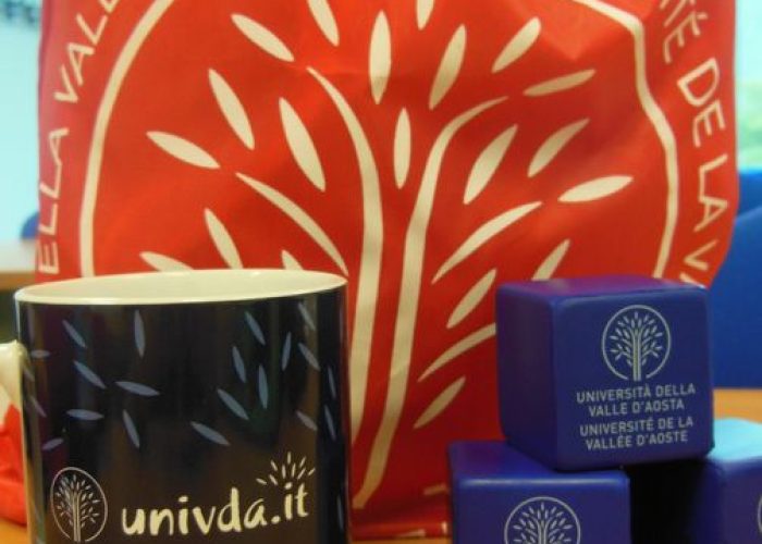 I gadget dell'ateneo valdostano