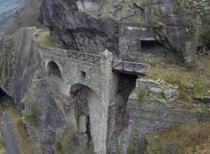 Un tratto della via romana delle Gallie