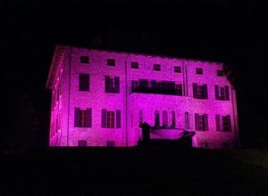 Il castello Baron Gamba in rosa