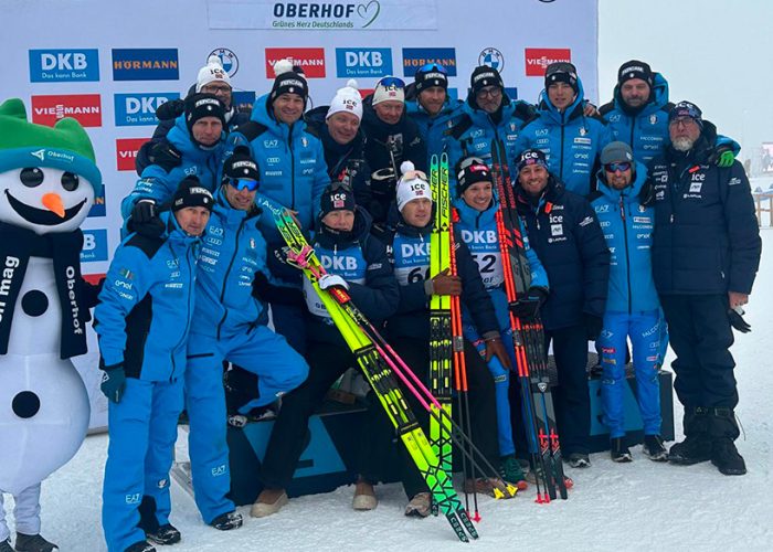 giacomel gruppo oberhof foto FISI